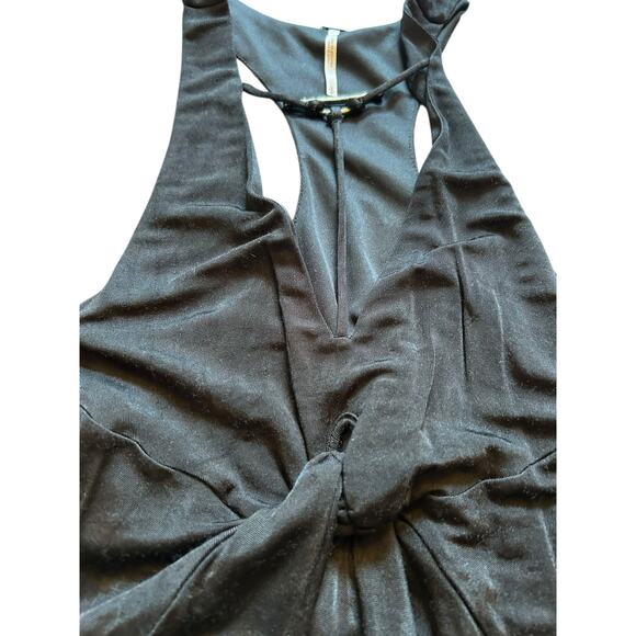 Free People - Sin City Black Knot Dress - Size S - Picture 5 of 15
